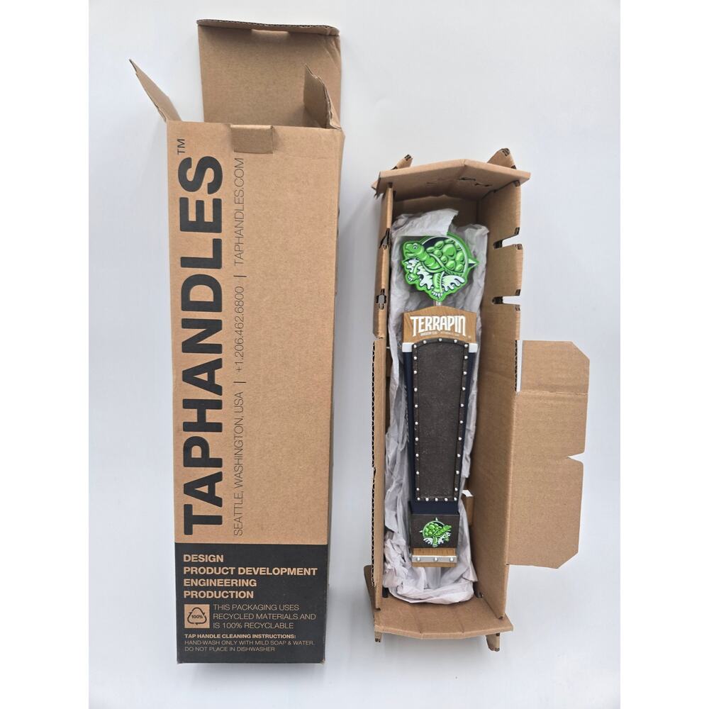 Terrapin Beer Company Turtle Tap Handle NOS Bar Tap Original Box